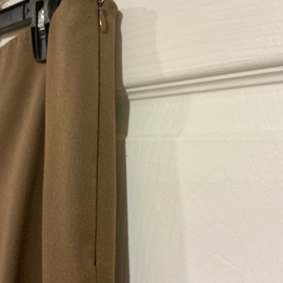 Talbots brown pants side zipper size 8 - Picture 2 of 7